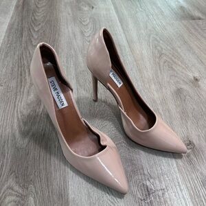Steve Madden Nude Pumps Heels 7 Patent Women’s